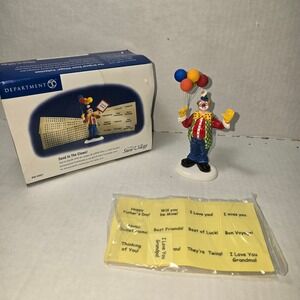 Department 56‎ Original Snow Village SEND IN THE CLOWN! #55038 Retired with Box